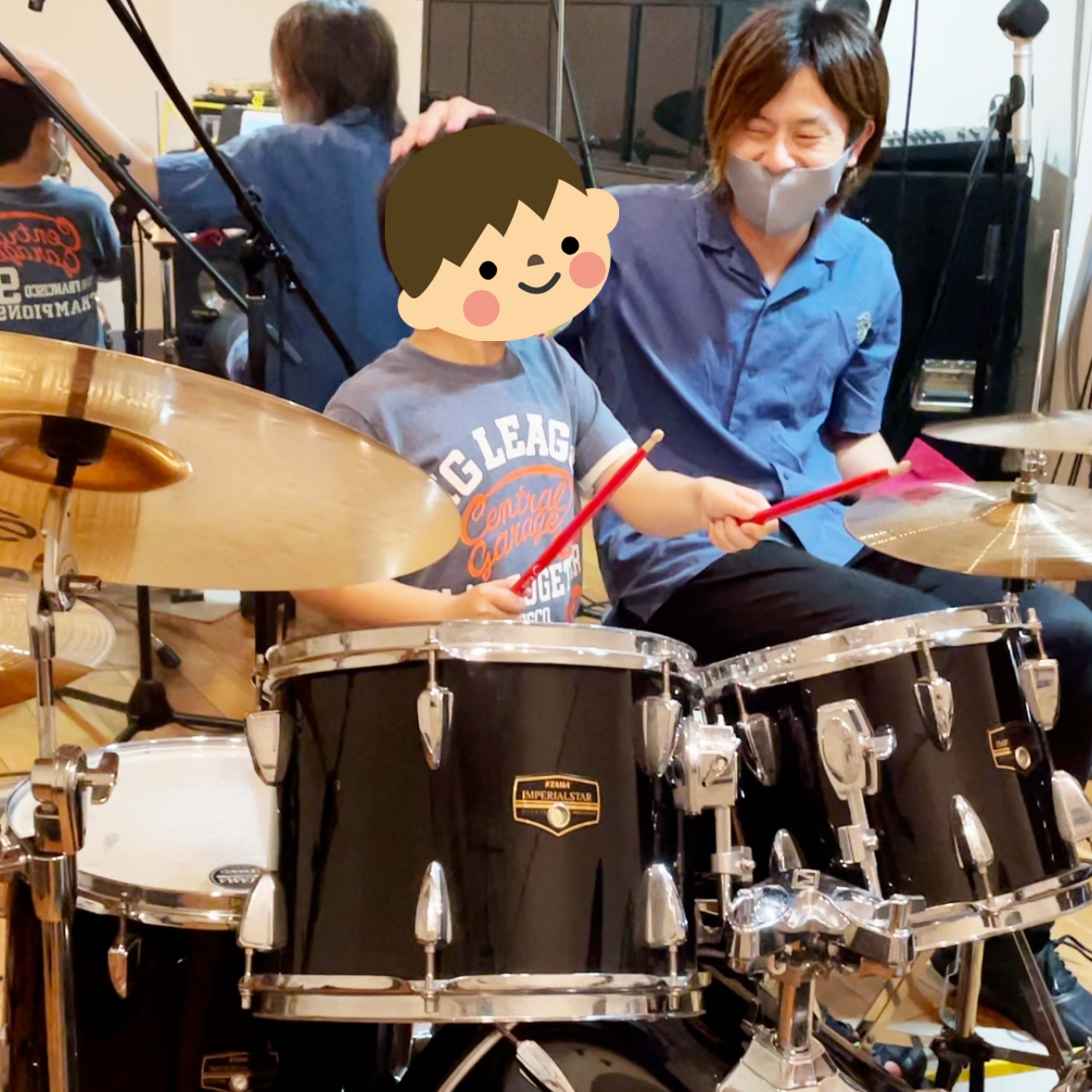 茶屋ヶ坂｜ドラムレッスン模様