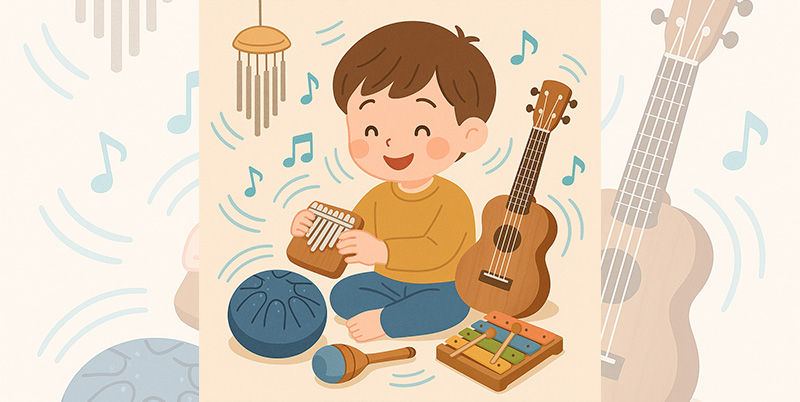 【2025年版】聴覚過敏のある発達障がいの子にもやさしい音色の楽器5選と選び方｜名古屋で人気の教室もあわせて紹介！