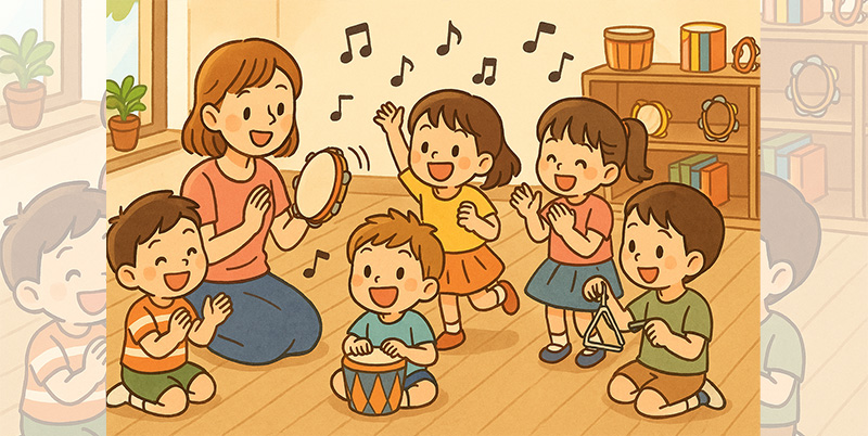【2025年版】名古屋市東区で話題のリトミック出張サービス｜保育・放デイ・高齢者施設で喜ばれる音楽支援とは？