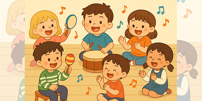 【初心者向け】音楽療育とは？メリットと効果をやさしく解説｜名古屋市・長久手市近郊の保育園・デイサービス対応