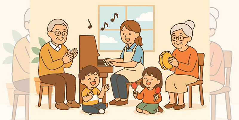 【2025年最新版】長久手市で異年齢交流に最適な出張リトミックとは？保育園・放課後等デイ・高齢者施設向け導入ガイド