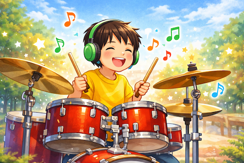 子どもの習い事にドラム教室を探している親御様へ